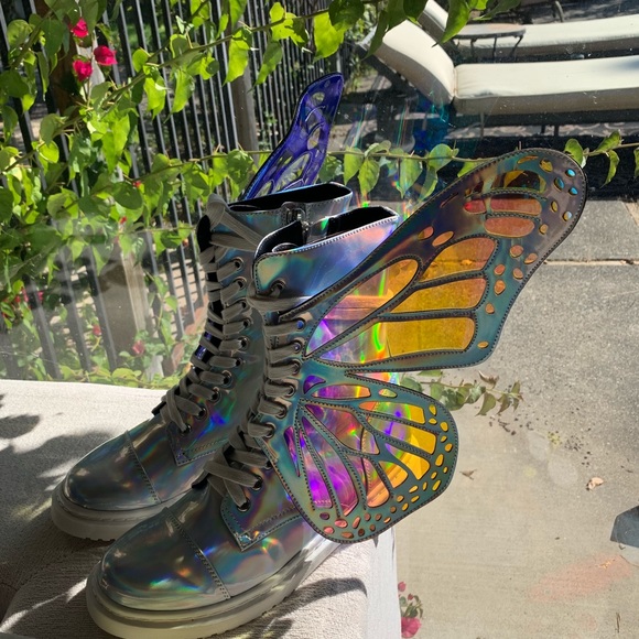 Club EXX Silver Butterfly🦋 Booties sizes 5, 7 & 8 - Picture 3 of 7